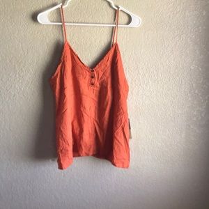 NWT RVCA Spagetti strap tank